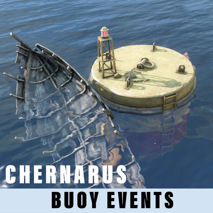 Ивент буйки в море Чернорусь | Event buoys (console friendly)