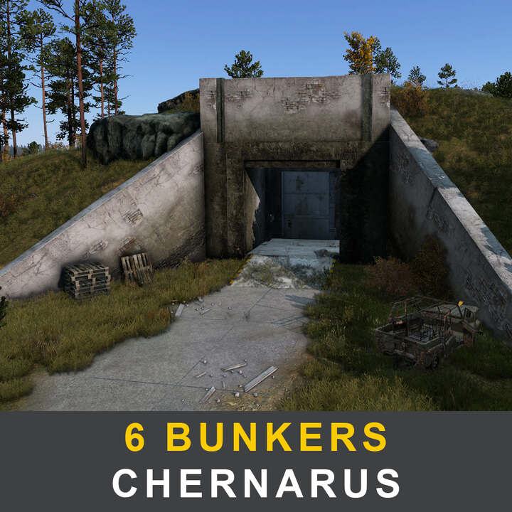 6 Chernarus bunkers (console friendly)